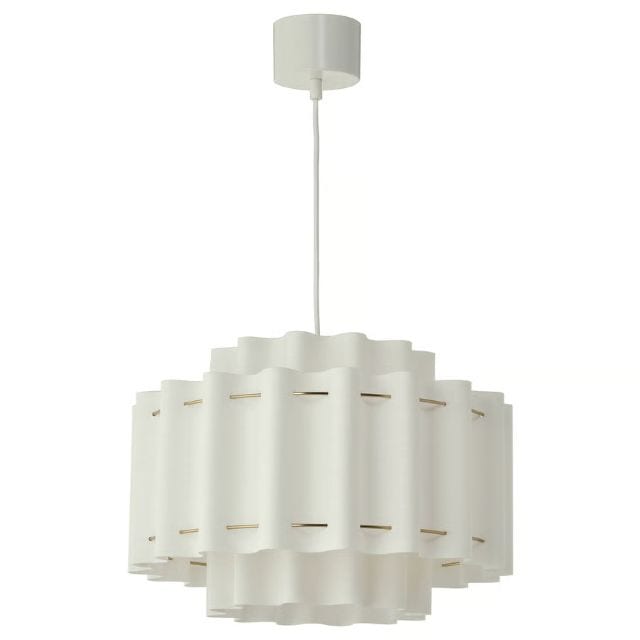 ikea stockholm 2025 pendant lamp white wave